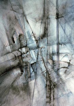 Architecture marine - aquarelle