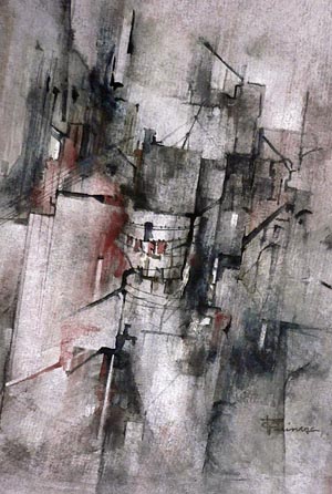 Petit linge - aquarelle