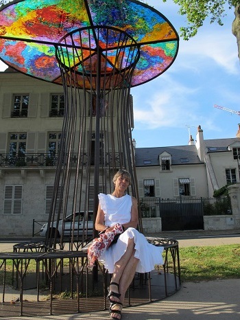 La peintre Fabienne Quinsac