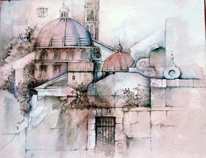 Italie - aquarelle