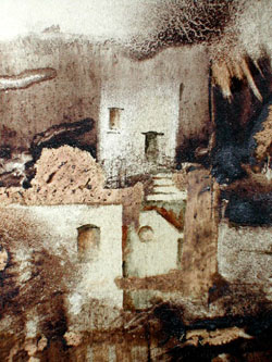 Paysage aux maisons,