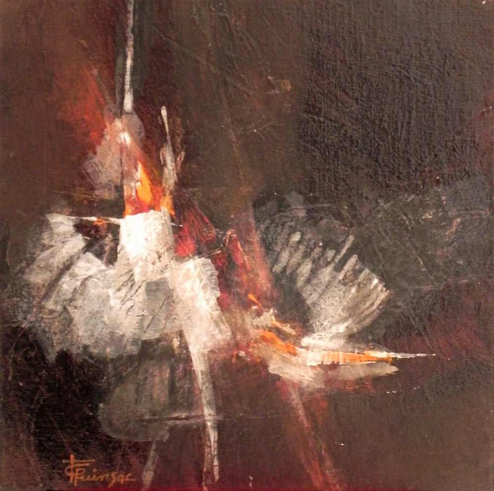 Marionettte - Fabienne Quinsac - acrylique sur toile