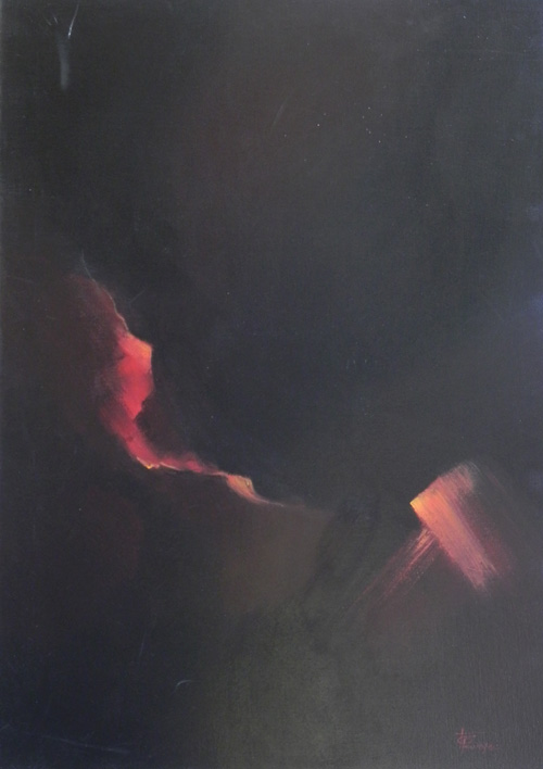 Affleurement 2 - acrylique sur toile