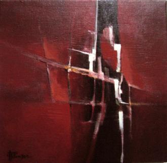 "Don Quichotte", acrylique sur toile