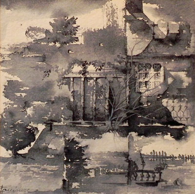 Aquarelle de Fabienne Quinsac 22x22