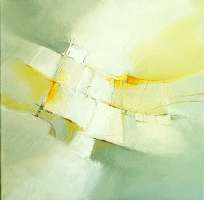 Petits champs jaune clair - Fabienne Quinsac