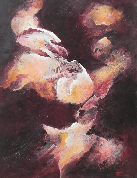 Eclatement - tableau de Fabienne Quinsac