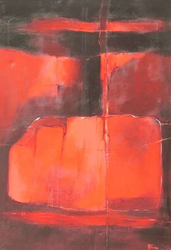 Mditation, acrylique sur toile